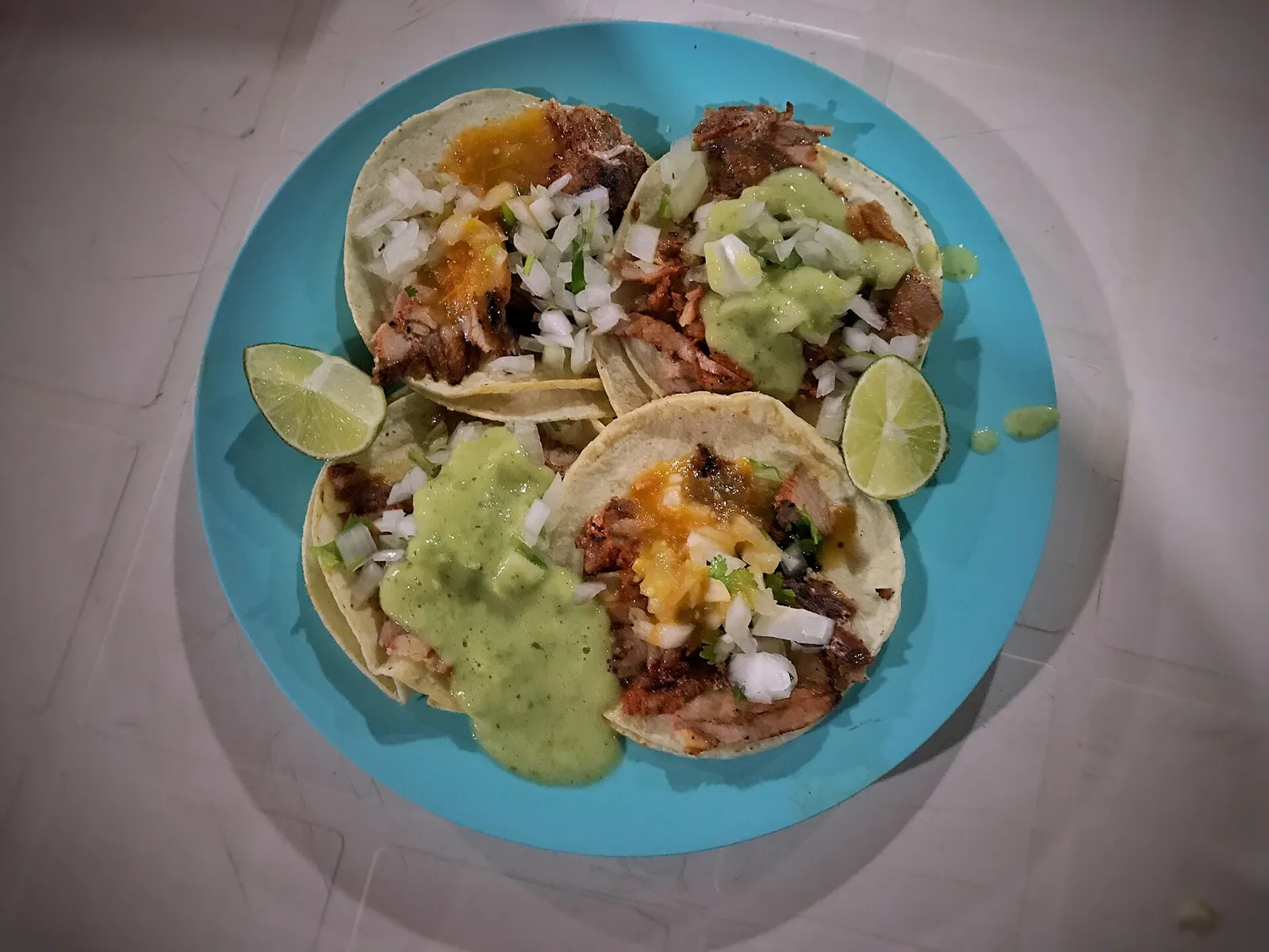 Al pastor tacos. The photo was not taken at a Davie restaurant.